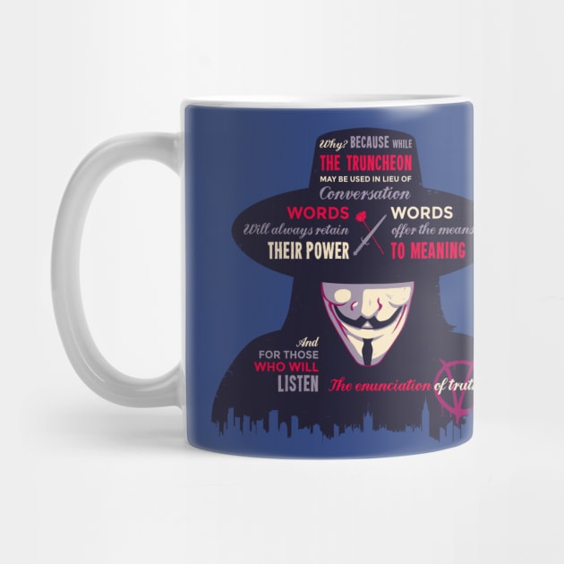 Enunciation of Truth // V for Vendetta, Guy Fawkes, Anarchy, Anonymous by Geekydog